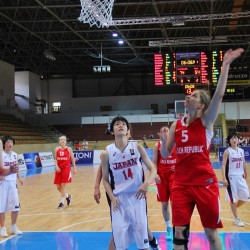 U17 eny R - Japonsko pprava na MS U17 v Klatovech