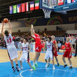 U17 eny R - Japonsko pprava na MS U17 v Klatovech