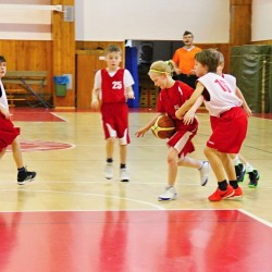 Basketbalov derby 2015 U11 BK Klatovy hoi - U11 BK Klatovy dvky (mix)