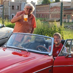 Klatovsk pivo a rychl, historick, anglick auta