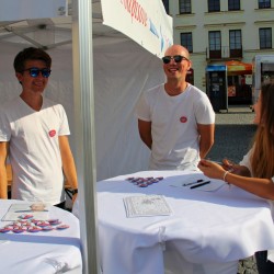 Beseda prezidentskho kandidta Jiho Drahoe v Klatovech